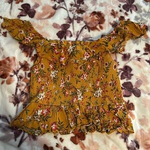 Crop top floral